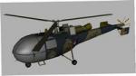 Alouette 3 Static Helicopter